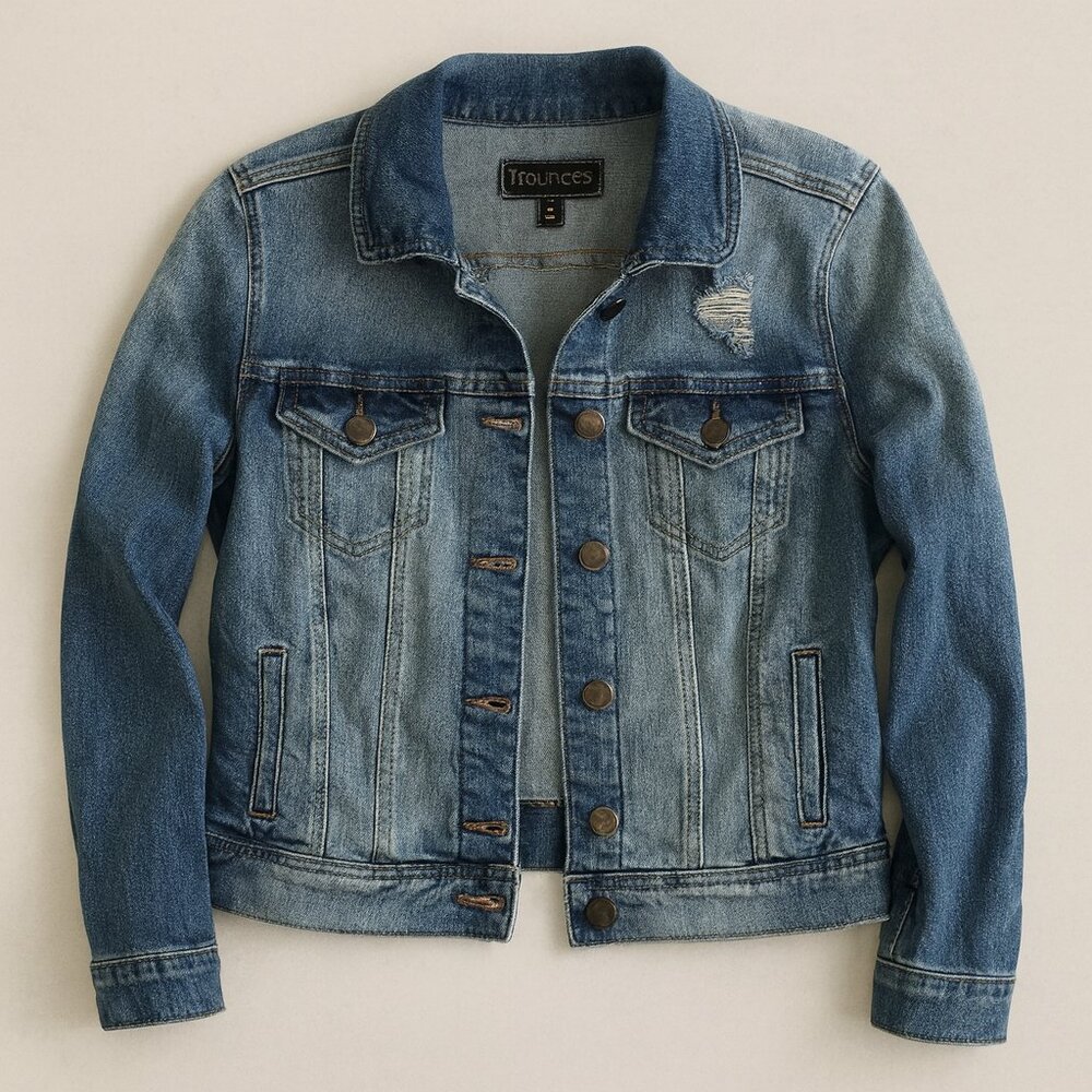 Maurices distressed denim jacket